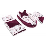 5 delni komplet Jukki Comfort Velvet Royal Rose